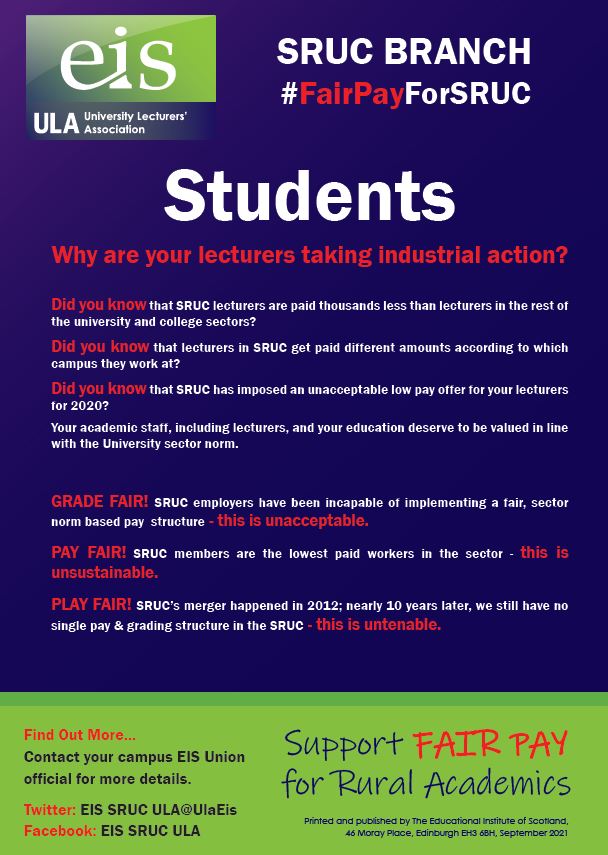 SRUC Student Flyer